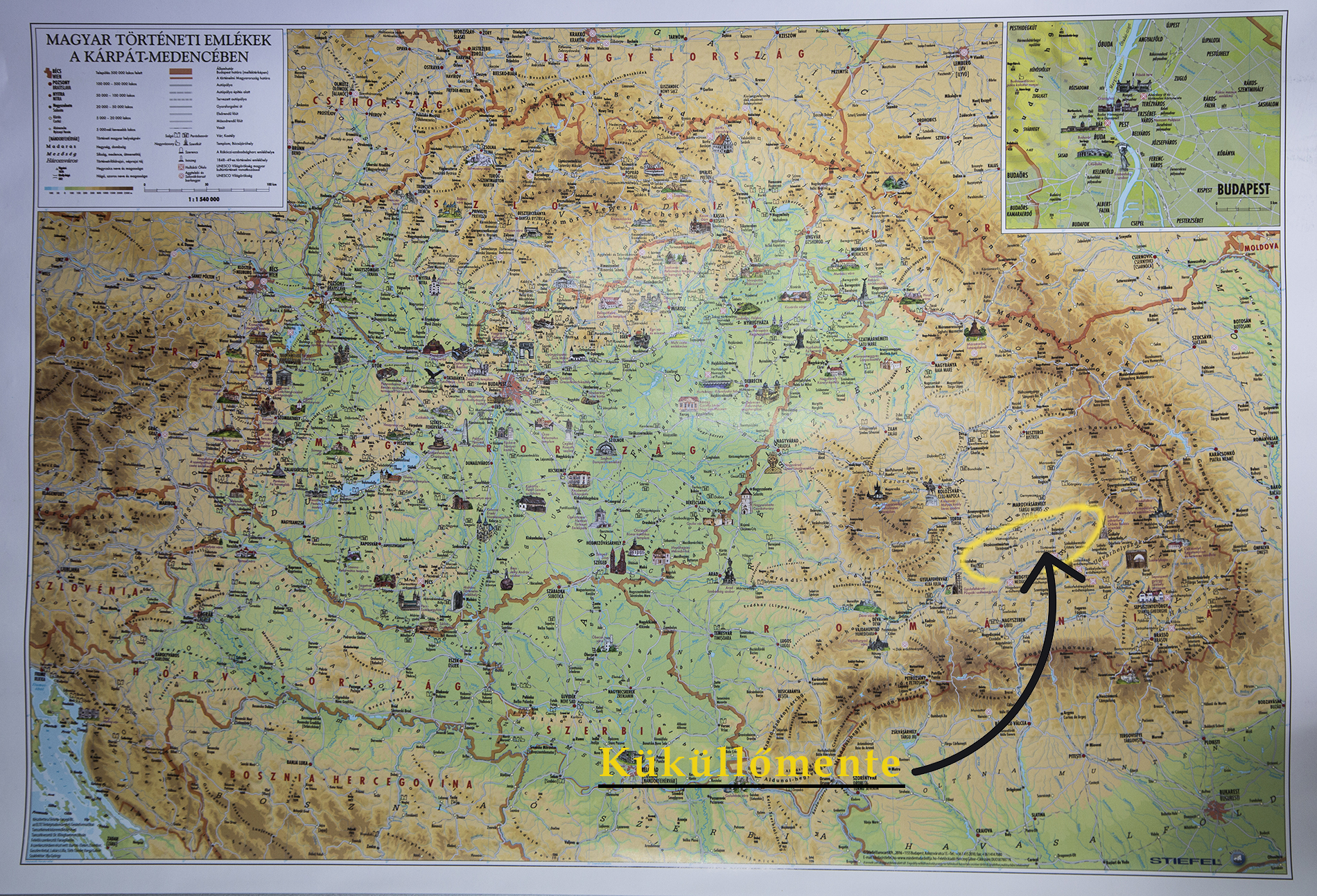 Küküllőmente on the map